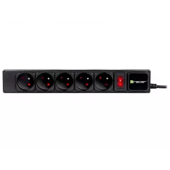 Tracer PowerWatch čierna 5 AC zásuviek 3 m Type-C