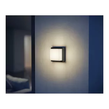 Vonkajšie nástenné svietidlo Steinel L 845 SC, LED nevymeniteľná 9 W, antracit, hliník/plast, 160°/5 m