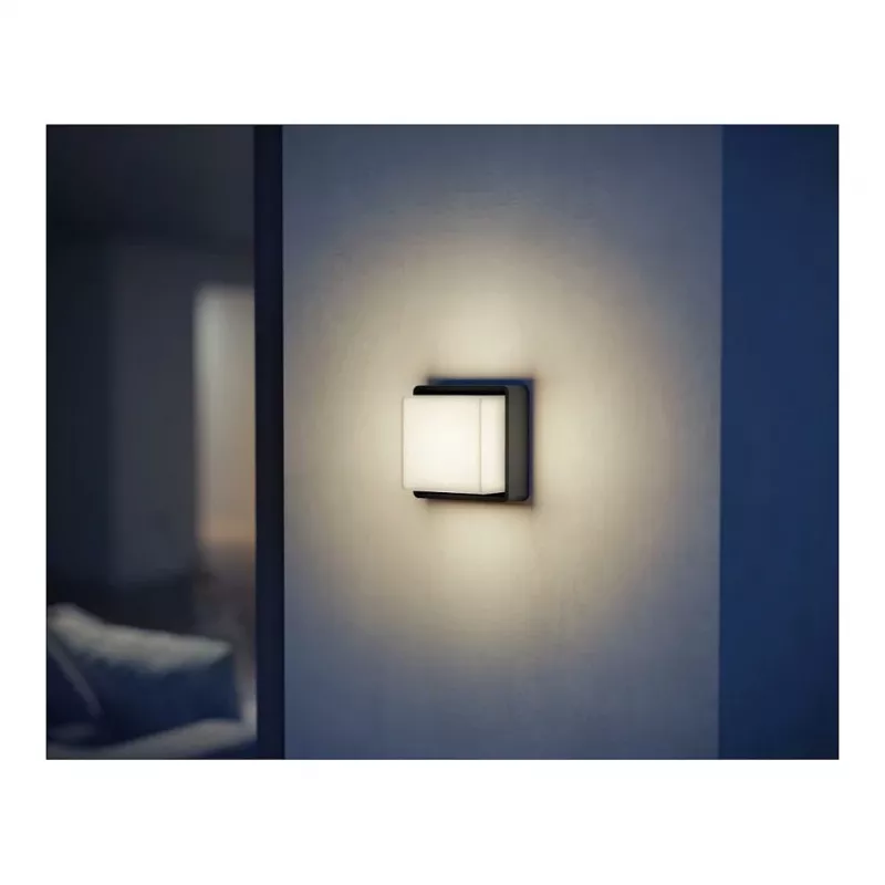 Vonkajšie nástenné svietidlo Steinel L 845 SC, LED nevymeniteľná 9 W, antracit, hliník/plast, 160°/5 m