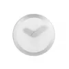 NeXtime hodiny 2615zi Focus, Ø25 cm, nástenné hodiny, biela/strieborná