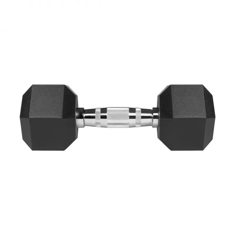 Gumované liatinové kotúče HEX 2x6 kg REBEL ACTIVE