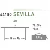 High Peak kempingový stôl Sevilla 44180