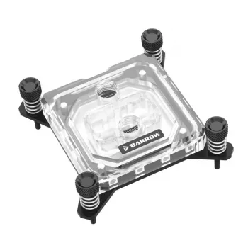 Vodný chladič Barrow LTYK3-04I čierny akryl RGB pre chladenie CPU, akrylové veko, RGB osvetlenie
