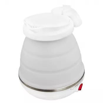 Elektrická kanvica ESPERANZA EKK023 — 0,5 l, 750 W, biela, nerezová oceľ a plast