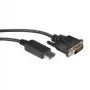 ROLINE DisplayPort kábel DP ST – DVI ST 1,0 m (11.04.5613)