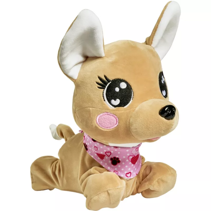 ChiChi LOVE Baby Boo, plyšová hračka béžová/ružová, 30 cm