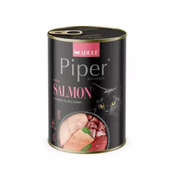 PIPER Animals s lososom - mokré krmivo pre mačky - 400 g
