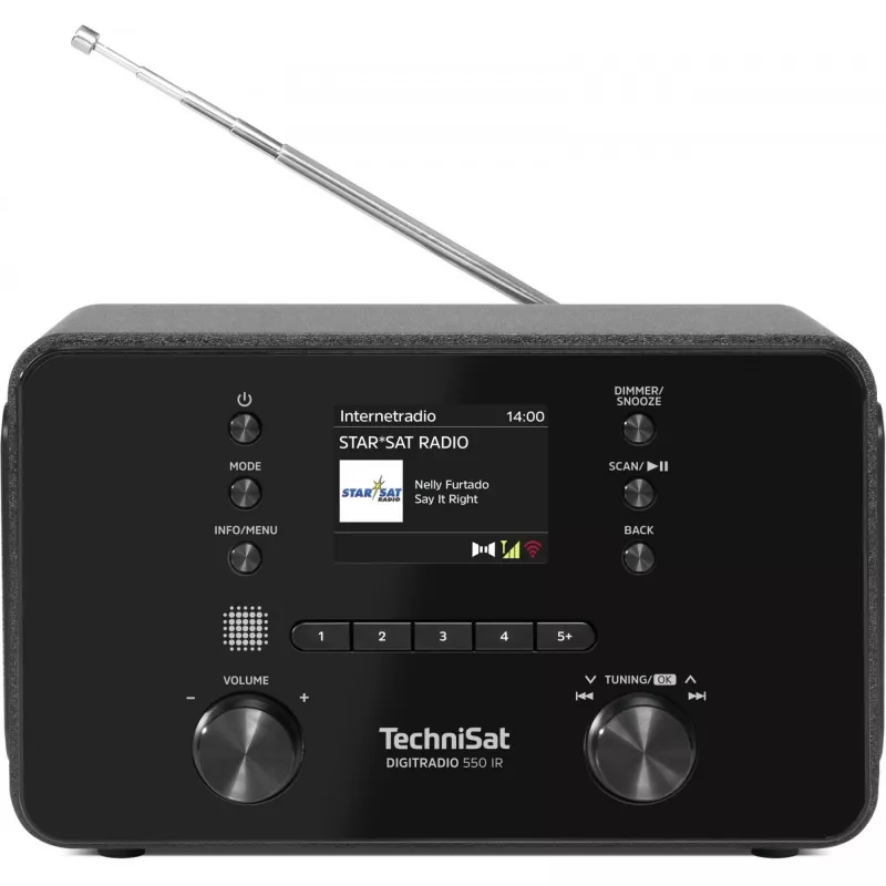 Osobné rádio TechniSat DigitRadio 550 IR digitálne DAB+ FM 100W