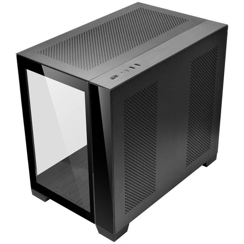 Lian Li O11 Dynamic Mini + Mini Riser Card - PCIe 4.0, čierna