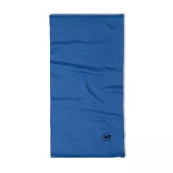 Buff Merino Lightweight Jr Solid merino vlnený nákrčník pre deti, modrý