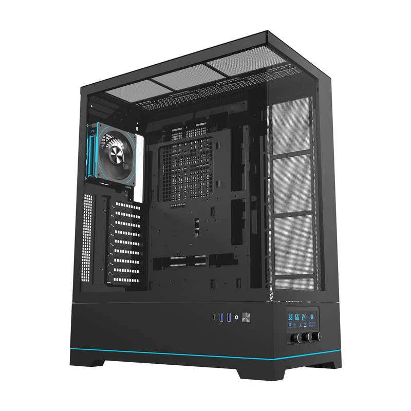 Počítačová skriňa darkFlash DY451L PRO čierna ATX čierna
