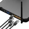 LAN patch kábel Extralink Cat5e FTP 5 m, medený krútený pár, RJ-45–RJ-45, čierny