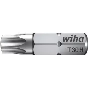 Skrutkovací bit, Wiha T10H 25,4 mm oceľový hrot, 4 mm priemer stopky