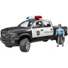 Policajné pickup vozidlo BRUDER RAM 2500 Police 02505 – model v mierke, hračka