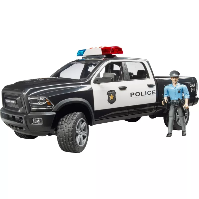 Policajné pickup vozidlo BRUDER RAM 2500 Police 02505 – model v mierke, hračka