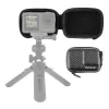 Mini kamerová taška pre DJI Osmo Action 4/3 PU946B, kompaktné ochranné puzdro, čierne
