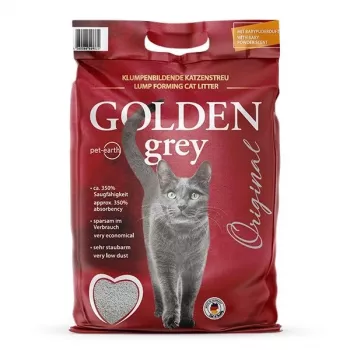 GOLDEN sivá Original – bentonitová mačacia podstielka – 7 kg
