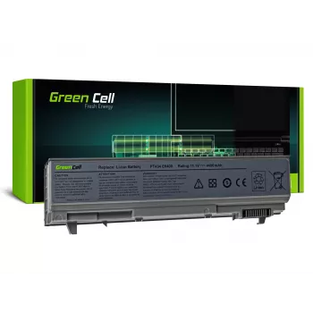 Batéria do notebooku Green Cell DE09 pre DELL Latitude E6400 E6410 E6500, Li‑Ion 4400 mAh, 11,1 V, 6 článkov, strieborná