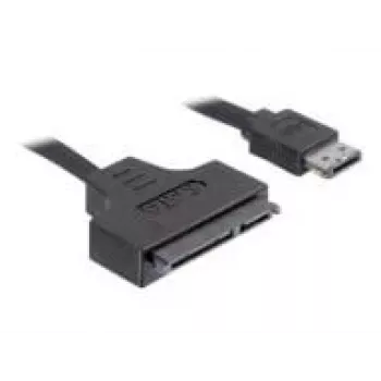 SATA kábel DeLOCK ESATAP-100 0,5m čierny