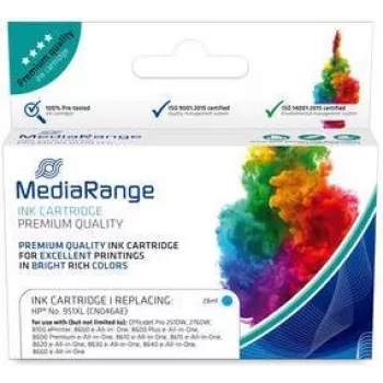 Kartuša MediaRange HP NR 951XL Chip & Ink Level azúrová