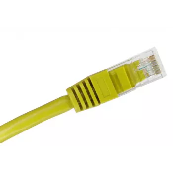 Alantec KKU5CZA1 sieťový kábel žltý 0,25 m Cat5e U/UTP (UTP)
