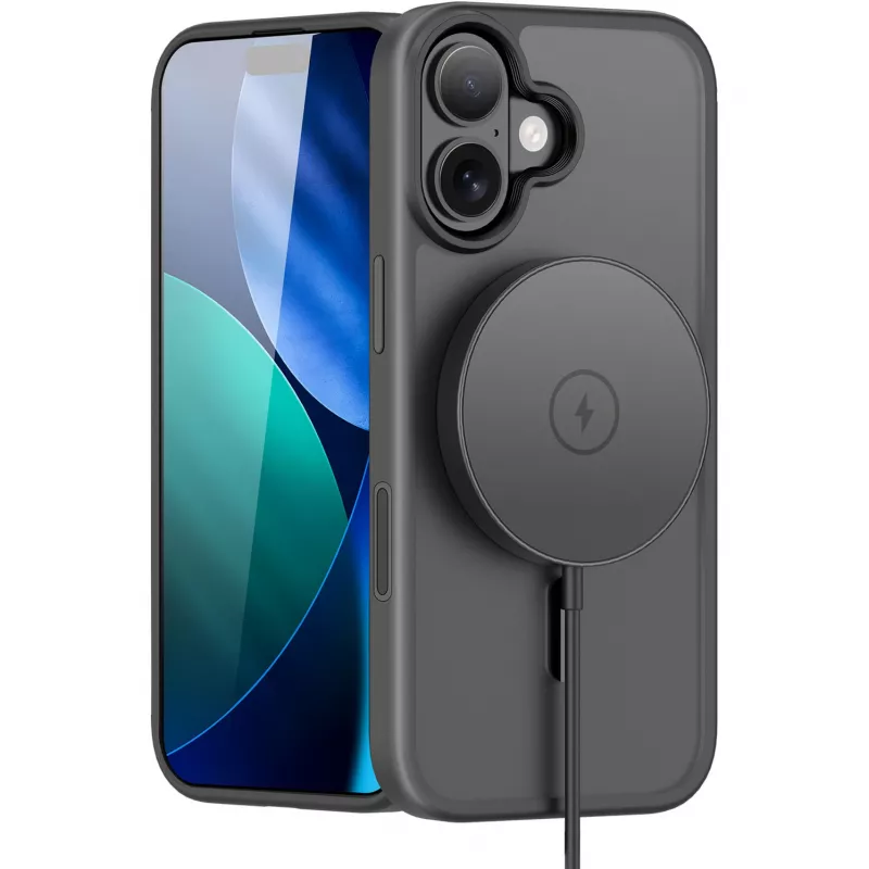 nevox StyleShell Invisio - iPhone 17 6.3 kompatibilné s MagSafe čierne (2542)