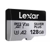 Flash pamäť Lexar 128 GB UHS-I MicroSDXC Professional SILVER PLUS