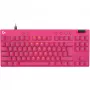 Logitech G PRO X TKL RAPID klávesnica herná USB QWERTY ružová tenkeyless