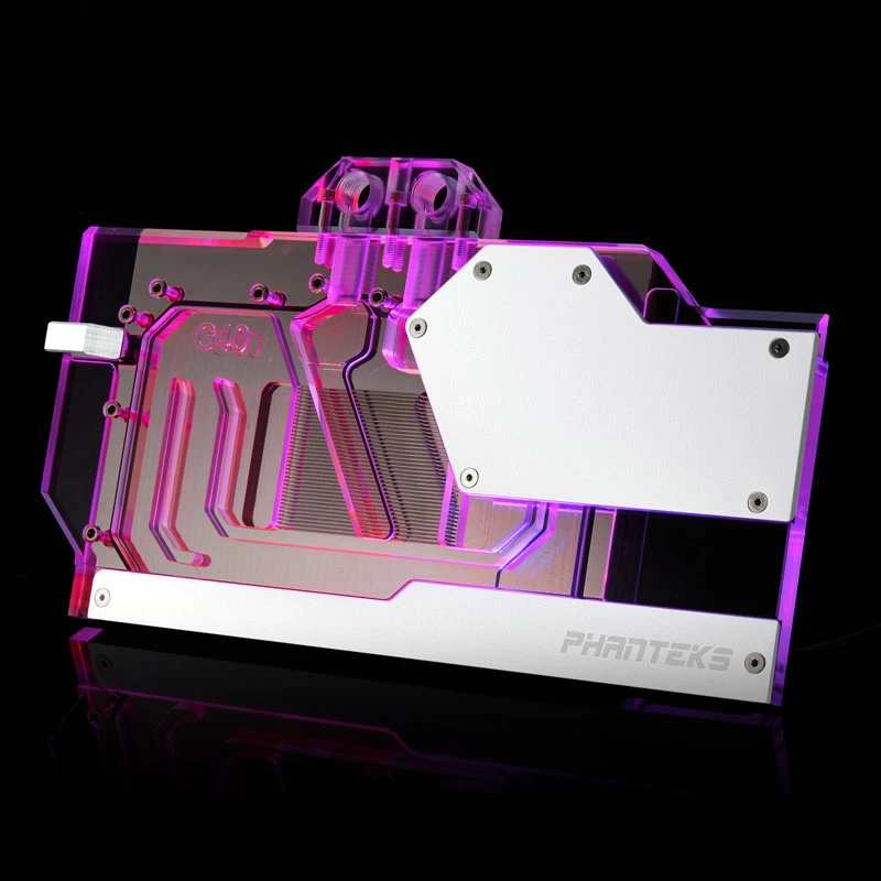 PHANTEKS Glacier G40 RTX 4090 vodný blok s Backplate pre MSI, D-RGB - biela