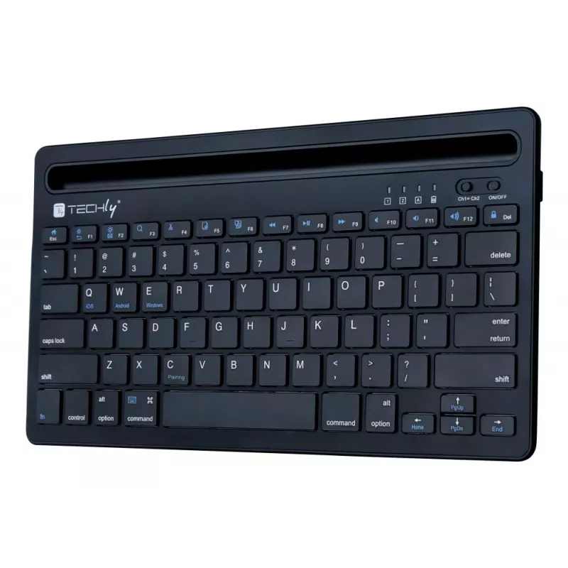 Techly ICTBK102U univerzálna klávesnica Bluetooth QWERTY anglická čierna