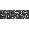 Ventilátor do skrine Jonsbo ZA-420BR PWM Reverse ARGB — 3×140 mm, čierny