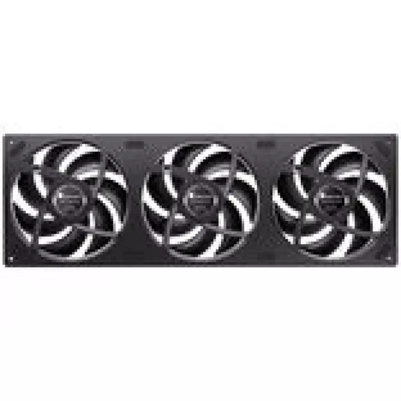 Ventilátor do skrine Jonsbo ZA-420BR PWM Reverse ARGB — 3×140 mm, čierny