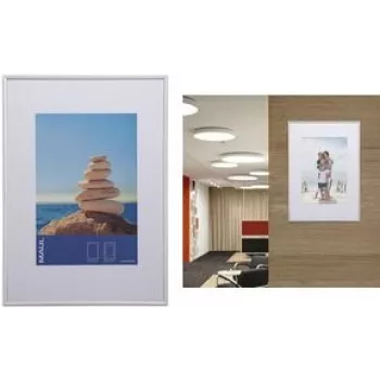 Fotorámik 21x30cm priehľadné sklo hliník