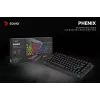 Savio Phenix SAVGK-RED herná klávesnica USB RF Wireless Bluetooth QWERTY