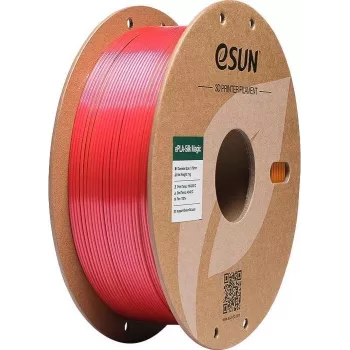 EPLA-SILK MAGIC 1,75 mm ČERVENO-ZLATÁ 1 kg ESUN 3D-FILAMENT (EPLA-SILKMAGIC-P175RJ1)