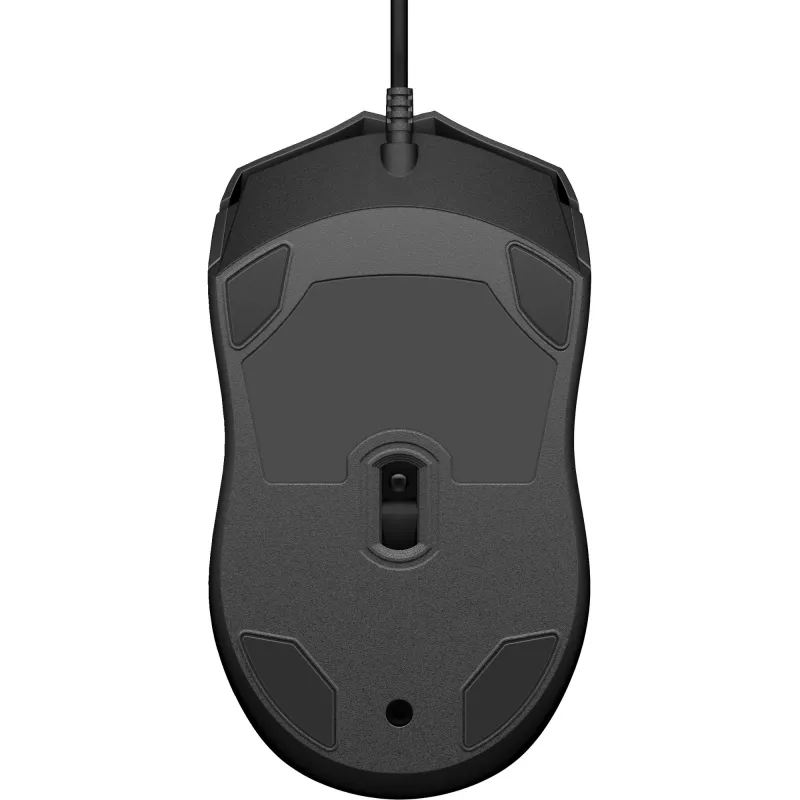 HP Káblová myš 105, obojručná, optická, USB Type-A, 1600 DPI, čierna