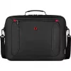 Taška na notebook Wenger BQ 16 Clamshell — vodeodolné čierne puzdro pre 16-palcové notebooky, robustné ochranné puzdro