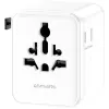 Cestovný adaptér 20W GaN Nomad 2xUSB-C + 1xA
