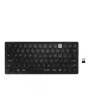 Kensington K75502DE Multi-Device Dual Wireless kompaktná klávesnica, 2,4 GHz + Bluetooth, rozloženie DE, čierna