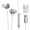 Maxell XC1 USB-C káblové slúchadlá s USB-A adaptérom biele