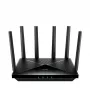 Cudy WR6500H stolný WLAN router — Dual-Band 2,4/5 GHz, Wi‑Fi 7 (802.11be), 5765 Mbit/s, 2,5GbE LAN, 5x RJ-45, 3x3 antény, čierny