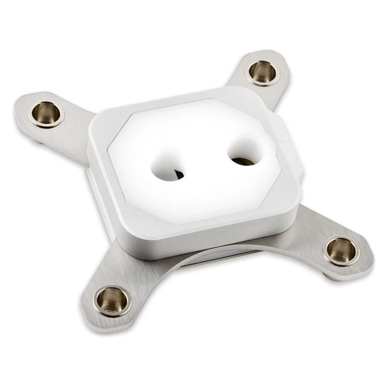 Vodný chladič Aqua-Computer cuplex kryos NEXT RGBpx pre LGA 1700, acetal/nikel