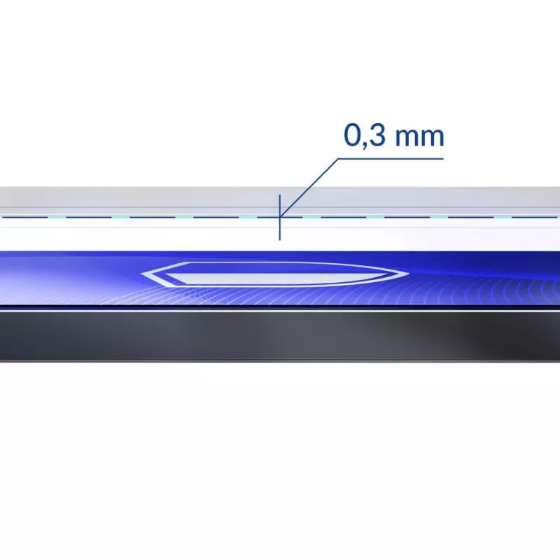 3MK FlexibleGlass hybridné ochranné sklo na displej pre Samsung Galaxy S23 (S911), 6,1 palca, 7H