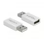 USB 2.0 adaptér DeLOCK 66530 Type-A konektor samec na konektor samica dátový blokovač