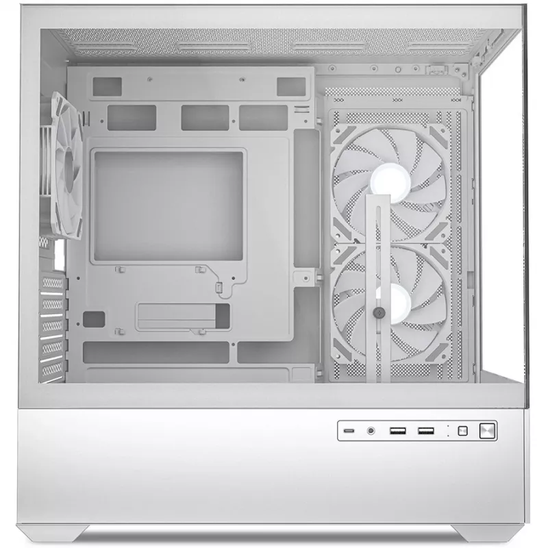 PC skriňa Sharkoon MK6 RGB Midi Tower biela