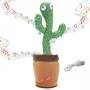 Tancujúci kaktus hračka Extralink Toys, spievajúca hračka pre deti LED USB