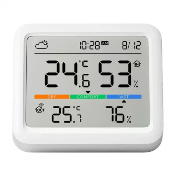 SwitchBot Meter Pro biely LCD batéria 0 senzor teploty a vlhkosti