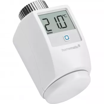 eQ-3 AG Homematic IP HMIP-eTRV, RF, 868,3 MHz, biela, M30 x 1,5, IP20, digitálny