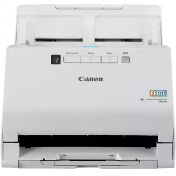 Canon imageFORMULA RS40 skener fotografií a dokumentov, 600 x 600 DPI, 40 ppm, 30 ppm, odtiene sivej, monochromatický, skener s podávačom, biely