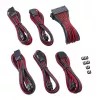 Interný napájací kábel CableMod CM-PCAB-BKIT-NKCR-3PK-R Carbon Red